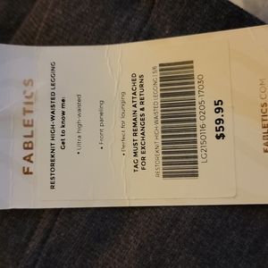High waisted legging, small,  pewter in color,  NWT